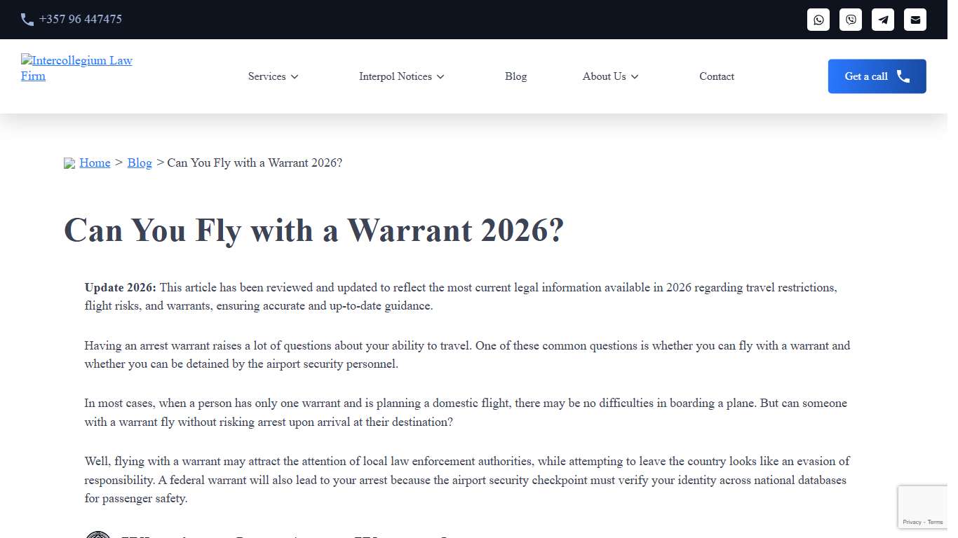 Can You Fly with a Warrant? What You Need to Know Before Traveling